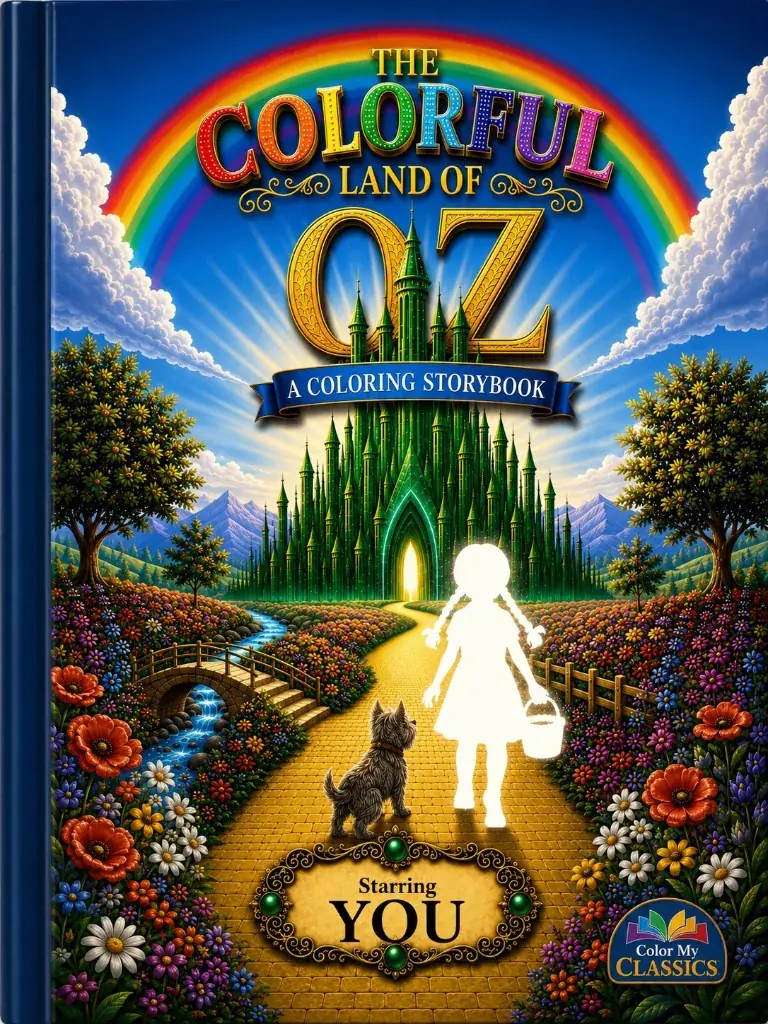 Personalized Wizard of Oz Coloring Book